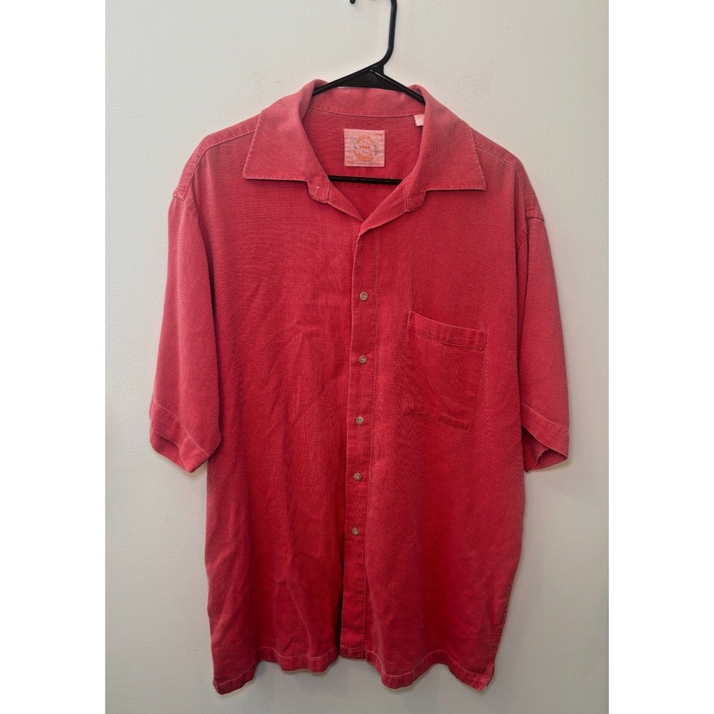 Original Khaki's 1903 100% Cotton Short Sleeve Button Down Men's Large